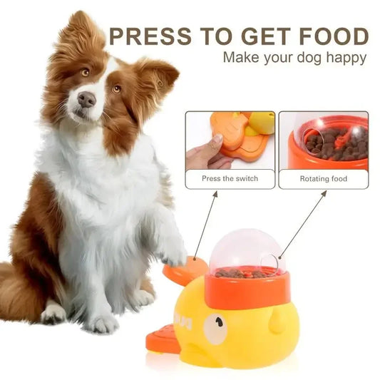 SnackyDuck™ – 2-in-1 Interactive Dog Toy & Treat Dispenser