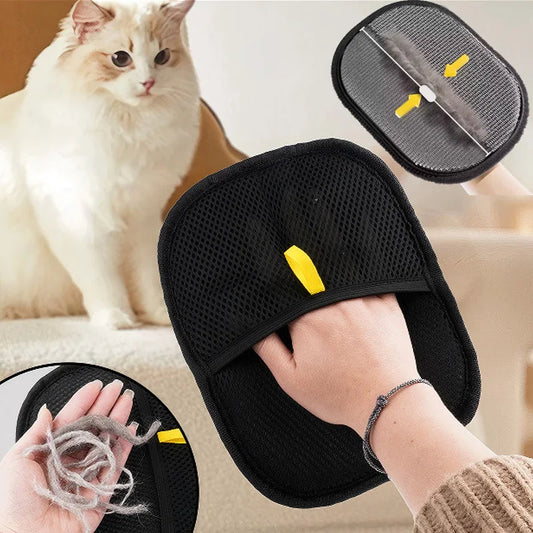 FurEase™ – Pet Hair Remover Glove Brush